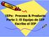 IEPs: Proceso & Producto Parte I: El Equipo de IEP Escribe el IEP