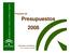 '2005. Presupuestos Proyecto de. Parlamento de Andalucía, 6 de noviembre de 2007