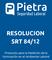 RESOLUCION SRT 84/12. Protocolo para la Medición de la Iluminación en el Ambiente Laboral