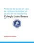 Protocolo de acción en caso de consumo de drogas y/o alcohol en los estudiantes Colegio Juan Bosco