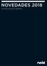 NOVEDADES 2018 CATÁLOGO/TARIFA