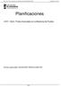 Elem. Finitos Avanzados en la Mecánica de Fluidos PLANIFICACIONES Actualización: 2ºC/2017. Planificaciones
