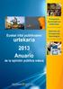 urtekaria 2013 Anuario de la opinión pública vasca
