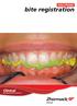 Clinical. Bite Registration Solutions XXX