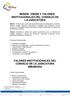 MISIÓN, VISIÓN Y VALORES INSTITUCIONALES DEL CONSEJO DE LA JUDICATURA