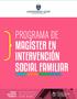 PROGRAMA DE MAGÍSTER EN INTERVENCIÓN SOCIAL FAMILIAR