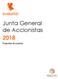 Junta General de Accionistas 2018