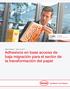 Oliver Klewe Abril de 2013 Adhesivos en base acuosa de baja migración para el sector de la transformación del papel. Contenido específico para Europa