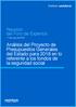 Análisis del Proyecto de Presupuestos Generales del Estado para 2018 en lo referente a los fondos de la seguridad social