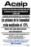 Acaip. Informe de las prisiones de la Comunidad de Madrid / La población reclusa ha aumentado un 63 % en este periodo