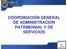 COORDINACIÓN GENERAL DE ADMINISTRACIÓN PATRIMONIAL Y DE SERVICIOS