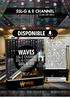 Introducción. El Waves SSL 4000 Collection consta de cuatro componentes principales: E-Channel. G-Channel. G-Bus Master Compressor.