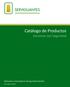 Catálogo de Productos Servimos con Seguridad