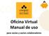 Oficina Virtual Manual de uso. para socias y socios colaboradores