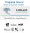 Programa General. Reunión de Lanzamiento CANAMID