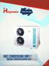 HUC condensing unit/ unidad condensadora huc. 50 Hz