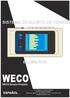 WECO SISTEMA DE AJUSTE DE TENSIÓN 04.LW3.RTS ESPAÑOL. WECO Elevator Products OFF