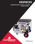 DESPIECES GENERADOR DIESEL 5,7 KW 120 / 240 VOLTS MODELO XDG5500E. alterman.com.co. Quality Power Equipment