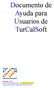 Documento de Ayuda para Usuarios de TurCalSoft