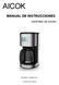 AICOK MANUAL DE INSTRUCCIONES CAFETERA DE GOTEO MODELO:CM4276-V. Hecho En China