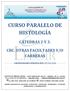 CURSO PARALELO DE HISTOLOGÍA
