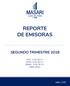 REPORTE DE EMISORAS SEGUNDO TRIMESTRE
