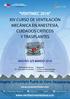 XIV CURSO DE VENTILACIÓN MECÁNICA EN ANESTESIA, CUIDADOS CRÍTICOS Y TRASPLANTES
