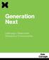 Generation Next. Liderazgo / Relaciones Humanas y Comunicación. Dale Carnegie