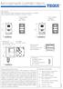 Manual de instalación para Kits V1, V2 Digital B/N y V1 Digital Color (1 vivienda) / (2 viviendas) / (1 vivienda color)
