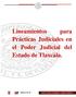 Lineamientos Prácticas Judiciales en el Poder Judicial del Estado de Tlaxcala.