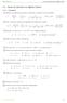 1. Efectuar las siguientes operaciones, expresando el resultado en forma binómica: (1 i)(2 i)(i 3) ; 344 ( i) 231 i(1 + i) 5