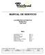 MANUAL DE SERVICIO LAVARROPAS AUTOMÁTICO WHIRLPOOL AWT 8123 ÍNDICE