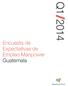 Encuesta de Q Expectativas de Empleo Manpower Guatemala