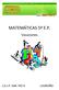 MATEMÁTICAS 5º E.P. Vacaciones