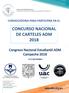 CONCURSO NACIONAL DE CARTELES ADM 2018