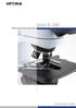 OPTIKA. Serie B-380. Microscopios para laboratorio. Innovador. Fiable.
