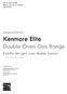 Kenmore Elite Double Oven Gas Range