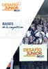 El DESAFÍO JUNIOR EMPRESARIAL 2018/2019 es una competición para fomentar el espíritu emprendedor de los jóvenes estudiantes de Bachillerato y ciclos