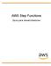 AWS Step Functions. Guía para desarrolladores