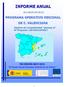 INFORME ANUAL ANUALIDAD 2010 PROGRAMA OPERATIVO REGIONAL DE C. VALENCIANA. Objetivo de Competitividad phasing-in Nº Programa: 2007ES052PO003