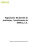 Reglamento del Comité de Auditoría y Cumplimiento de BANKIA, S.A.