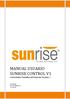 MANUAL USUARIO SUNRISE CONTROL V1 Controlador Pantallas LED Sunrise Versión 1