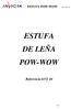 ESTUFA DE LEÑA POW-WOW