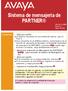 Sistema de mensajería de PARTNER SPL Edición 2 Mayo de 2003