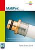 MultiPex. El Sistema Press-Fitting Universal (Compatible con perfiles RF+U+H+TH) Blansol. Industrial Blansol sa