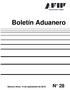 Boletín Aduanero. Buenos Aires, 14 de septiembre de 2016 N 28