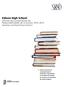 Edison High School Informe del Cumplimiento de Responsabilidades de la Escuela, Stockton Unified School District