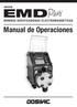 SERIE EMD BOMBAS DOSIFICADORAS ELECTROMAGNETICAS. Manual de Operaciones