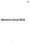 Memoria Anual