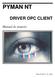 DRIVER OPC CLIENT. Manual de usuario